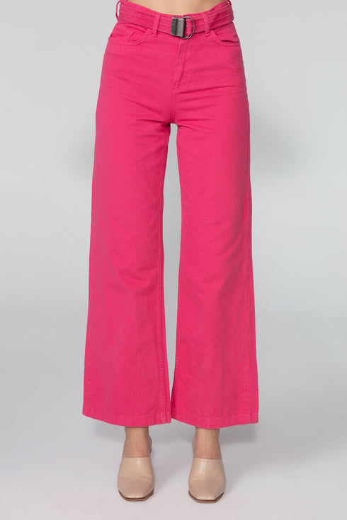 High Waist Flared Trousers